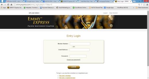 Emmy Express-forgot password